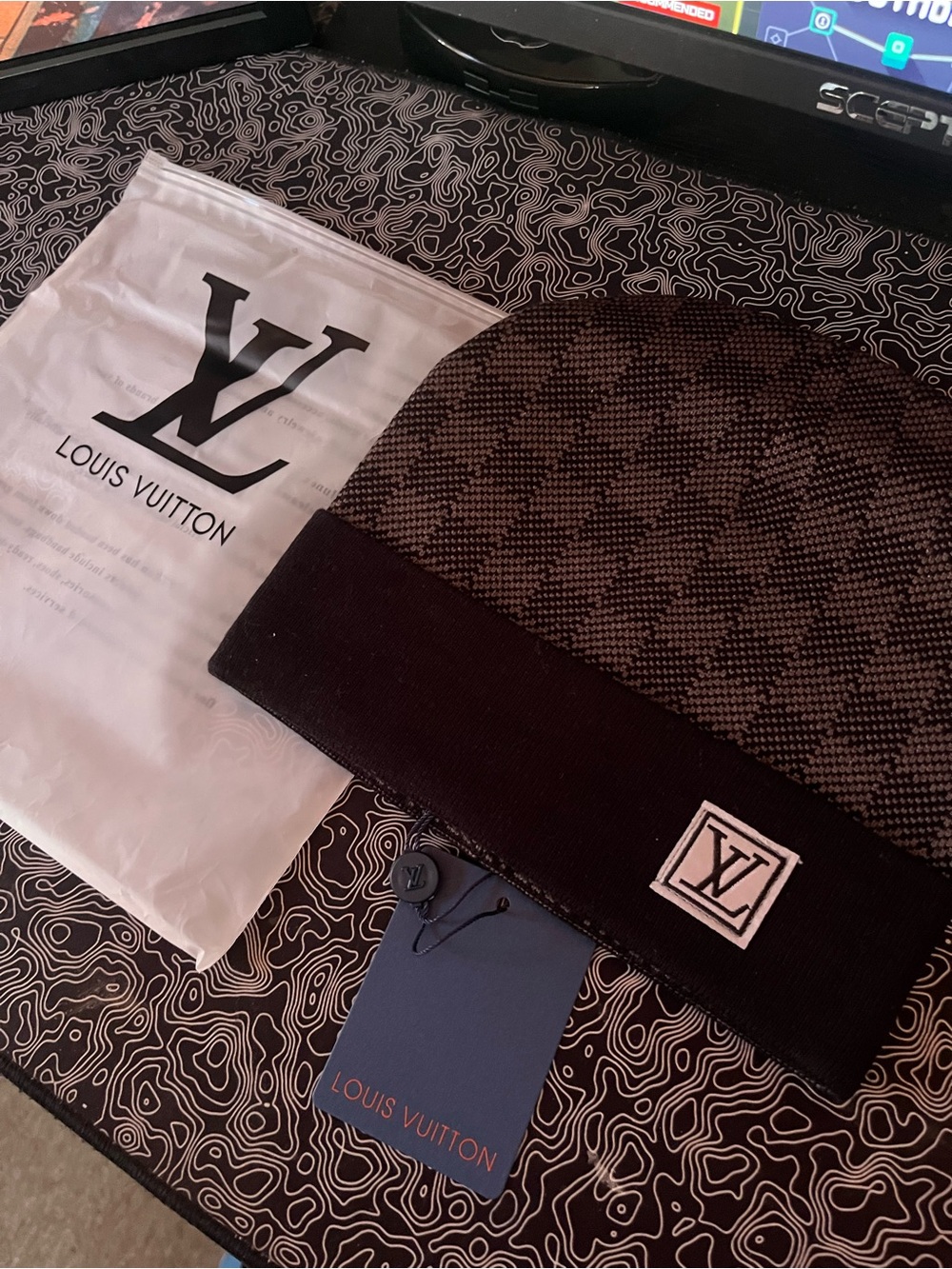 Louis Vuitton Black Beanie
